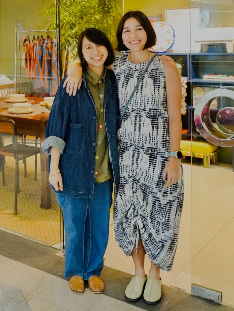 MAINA Hechanova - Alonso, interior stylist of the space with Kyla Olives Laurel, The Olive Tree Founder.