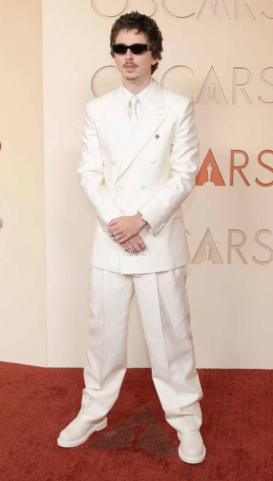 TIMOTHEE Chalamet in Givenchy.