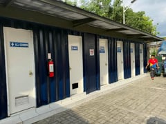 MMDA opens shower facilities for cyclists, pedestrians in Pasig