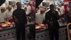 Michael B. Jordan chooses burger over party