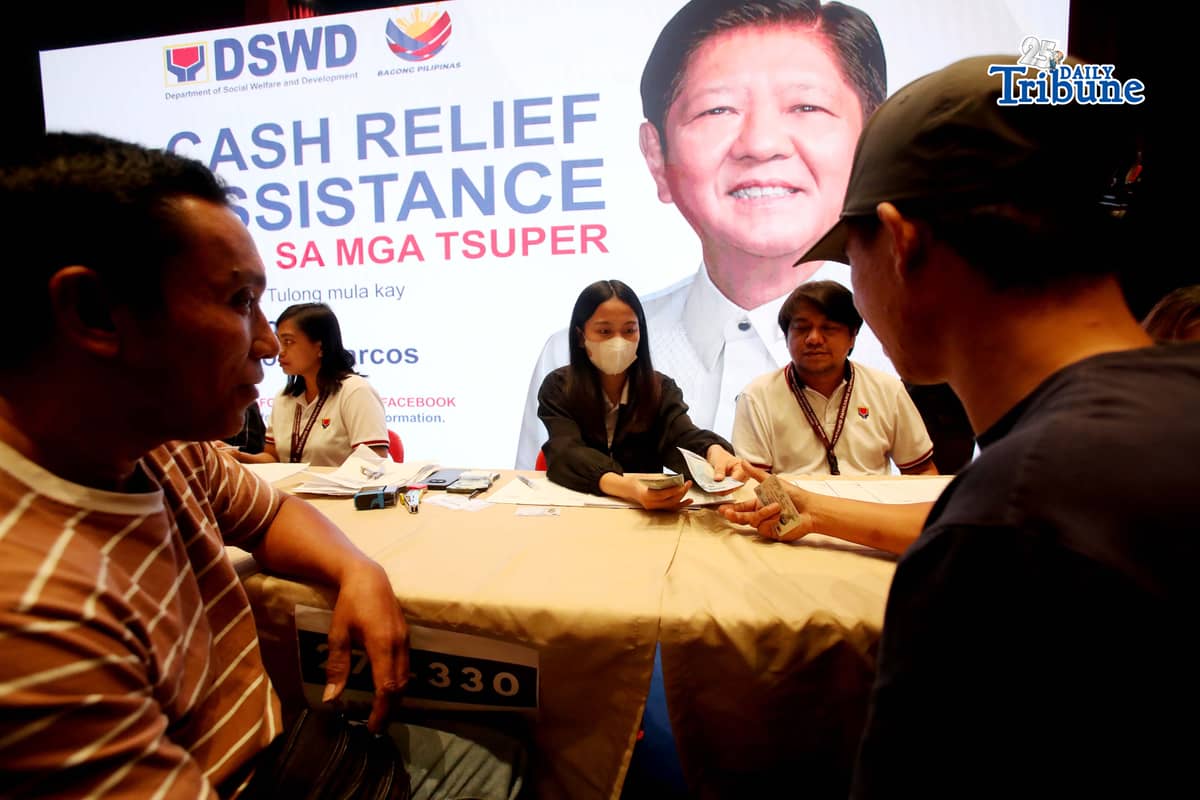 Tricycle drivers, members of tricycle operators and drivers associations (TODA), received ₱5,000 cash aid on Tuesday, March 17, 2026, to help ease the impact of rising fuel prices. The payout was provided by the Department of Social Welfare and Development (DSWD).

DSWD Secretary Rex Gatchalian oversaw the ceremony, joined by Department of Transportation Secretary Giovanni Lopez and League of Cities of the Philippines National President and San Juan City Mayor Francis Zamora.