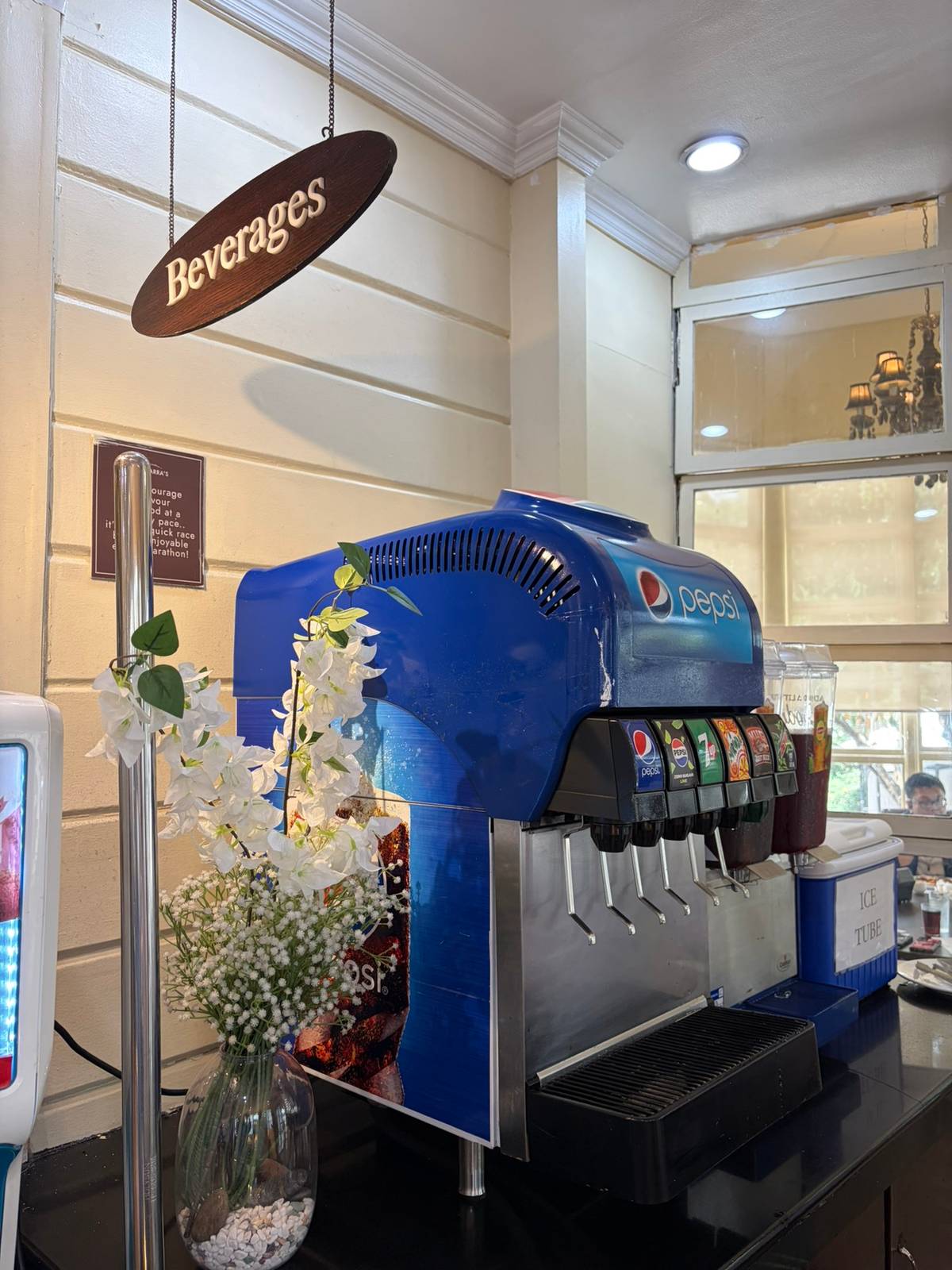 GRAB your favorite Pepsi drink anytime with Guevarra’s unlimited refill station.