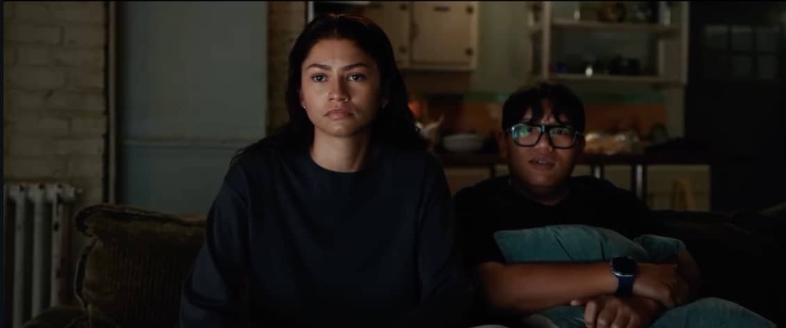 Zendaya and Jacob Batalon.