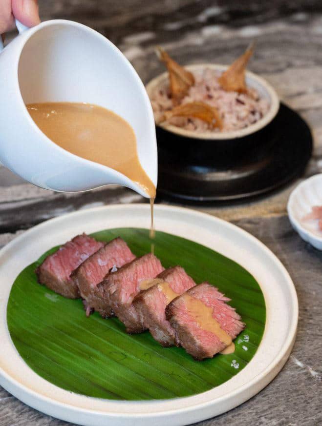 ANGUS Short Rib — slow-braised, melt-in-your-mouth tender, and paired with multigrain rice.