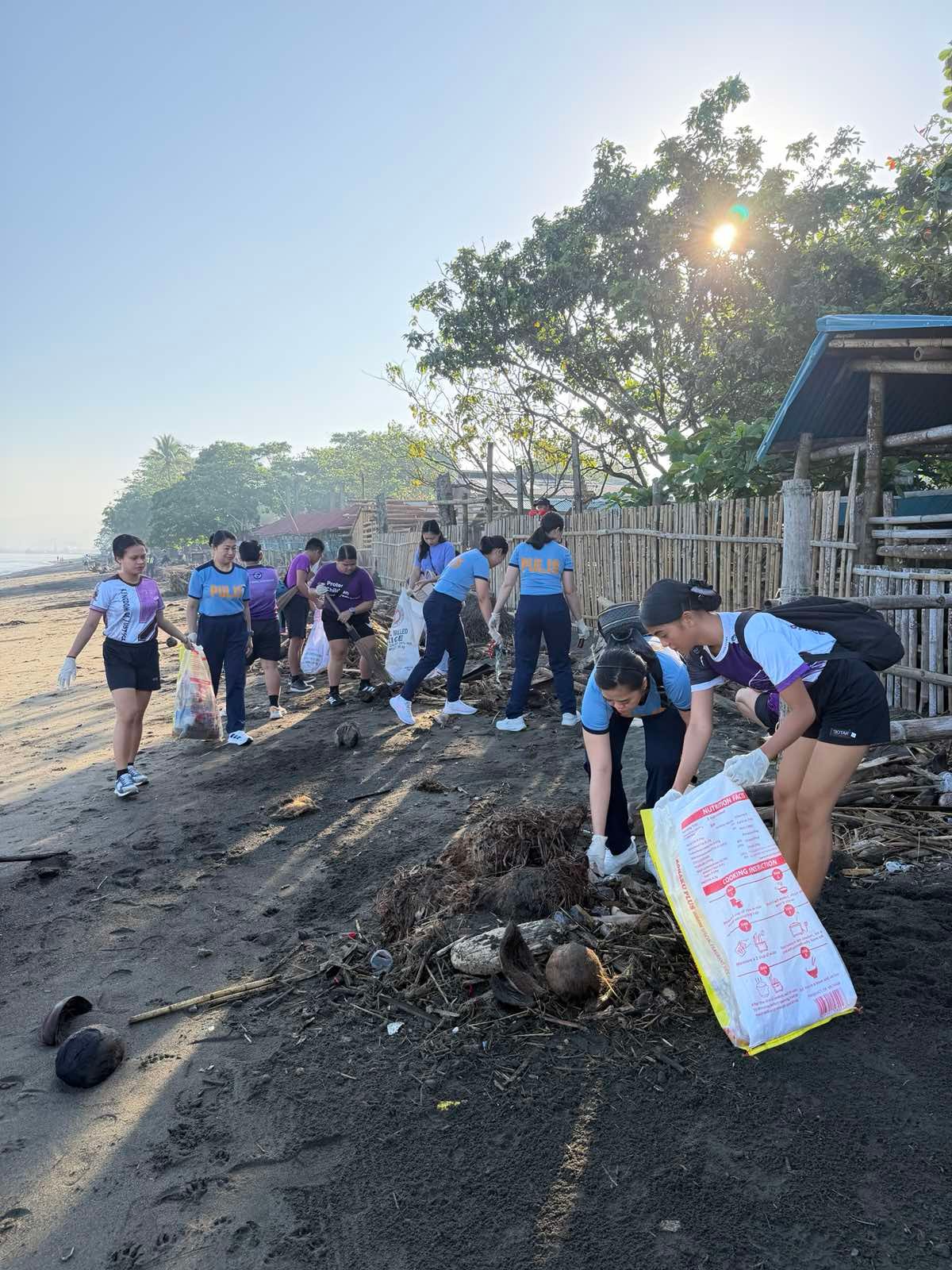 PNP-HPG holds coastal clean-up drive for Women’s Month in Butuan
