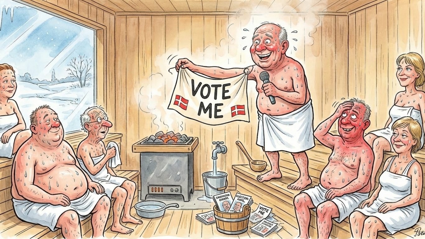 Bets bare all in sauna campaigning