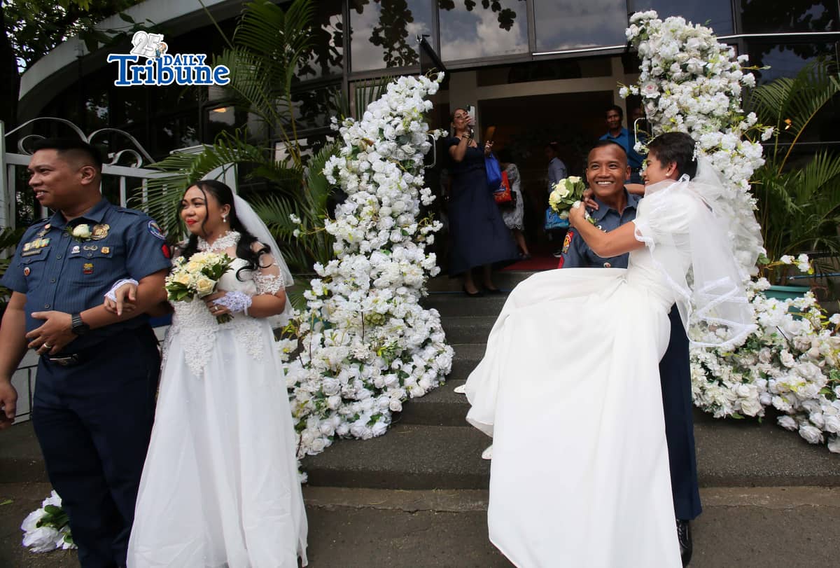 (March 19 2026) 47 PNP couples exchange their vows as they join the PNP Mass Wedding led by PNP Chief Police General Jose Melencio C. Nartatez Jr. at the St. Joseph Church inside Camp Crame, QC on Thursday, March 19, 2026, and also its the St. Joseph’s Day celebration, honors Joseph as the foster-father of Jesus, husband of Mary, and patron saint of workers and families. Photo/Analy Labor