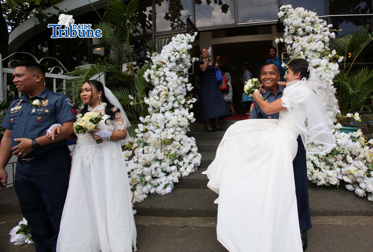 (March 19 2026) 47 PNP couples exchange their vows as they join the PNP Mass Wedding led by PNP Chief Police General Jose Melencio C. Nartatez Jr. at the St. Joseph Church inside Camp Crame, QC on Thursday, March 19, 2026, and also its the St. Joseph’s Day celebration, honors Joseph as the foster-father of Jesus, husband of Mary, and patron saint of workers and families. Photo/Analy Labor