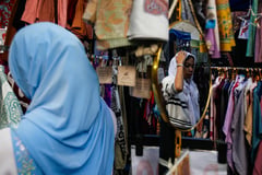 Halal Town a day before Eid'l Fitr
