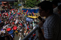 Transport workers protest against gov't inaction amid soaring fuel prices