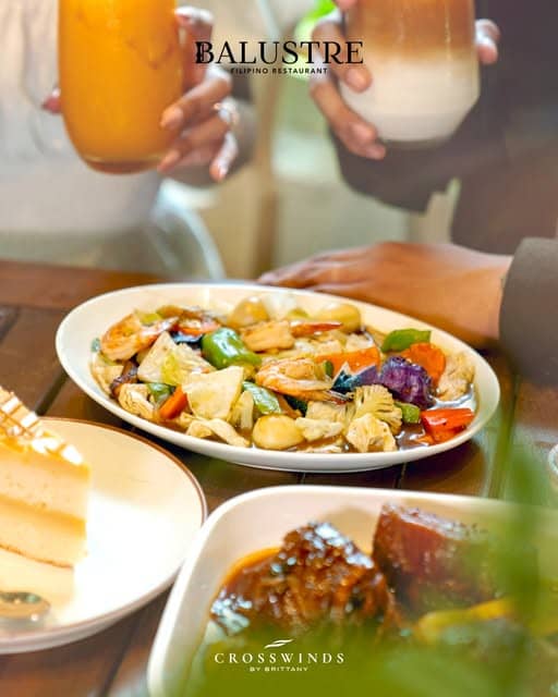 CHOPSUEY de Balustre, made of assorted vegetables and quail eggs in a sauce infused with etag, from Cordillera.