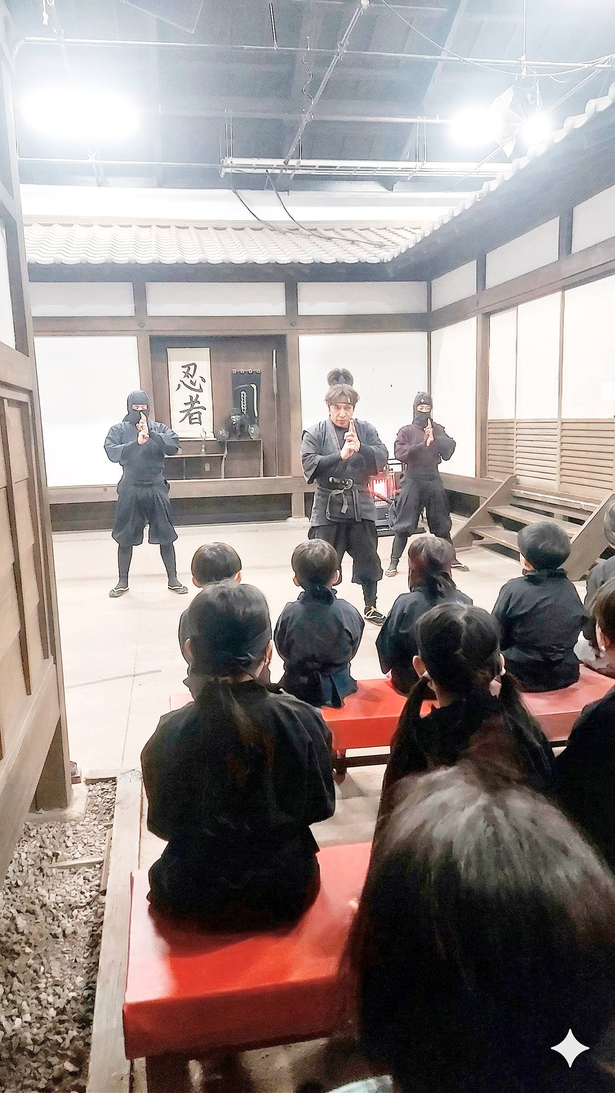 SENSEI teaching world-be ninjas.