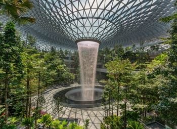How Rain Vortex at Singapore’s Jewel Changi Airport elevates indoor landscape