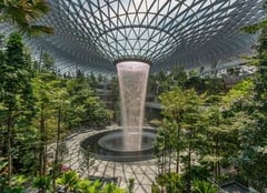 How Rain Vortex at Singapore’s Jewel Changi Airport elevates indoor landscape