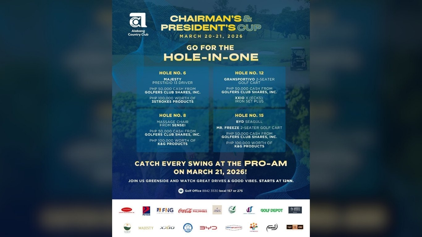 Alabang hosts star-studded pro-am weekend