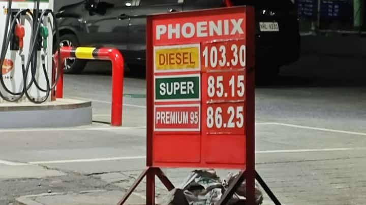 Moderate Spikes, yet gas seen at over P100