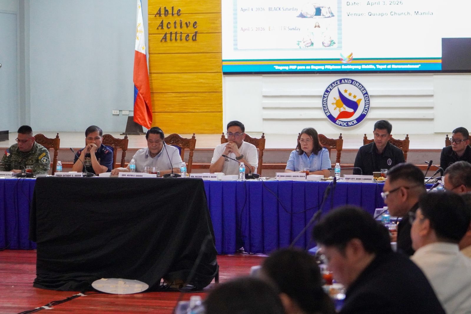 RPOC-NCR OKs 16 resolutions on ASEAN Summit, Holy Week security