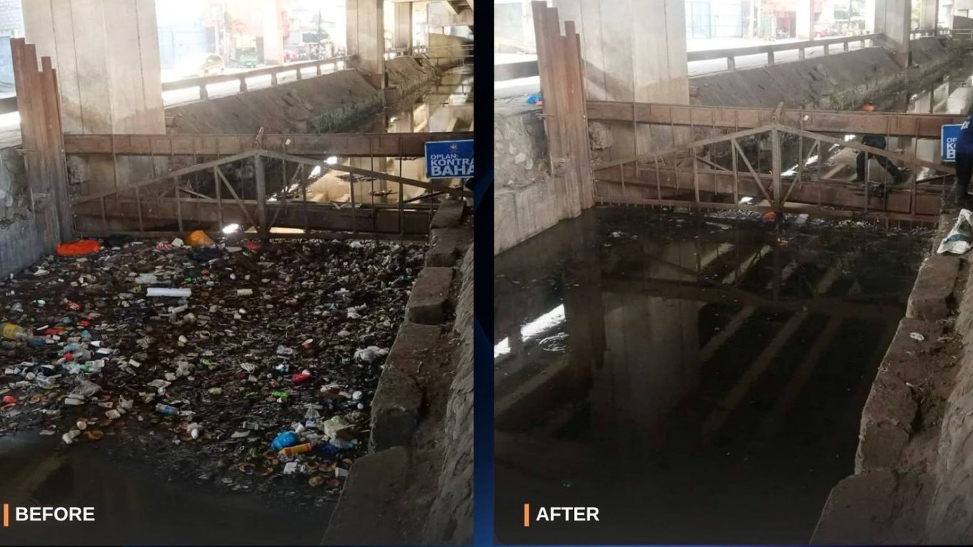 4,500m³ NCR drainage cleared of debris