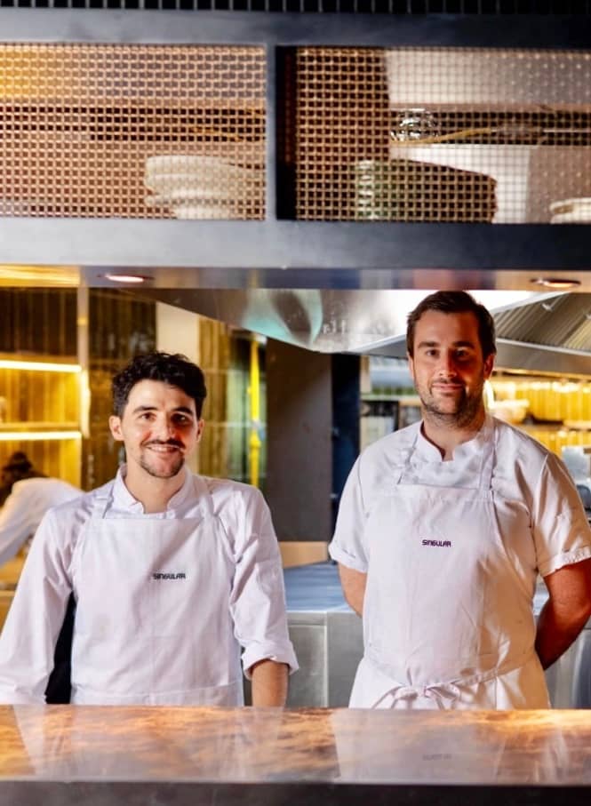 CHEFS Eduardo Fuentes and Fernando Alcalá.
