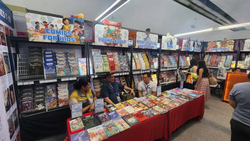 THE booth of Komiket at the festival where komiks and graphic novels are given attention.