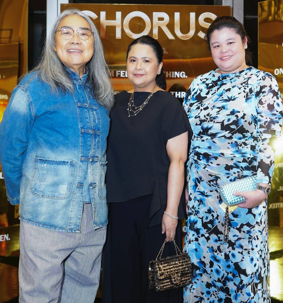 ALEX Cortez, Carissa Oledan Coscolluela and Alexandra Eduque.
