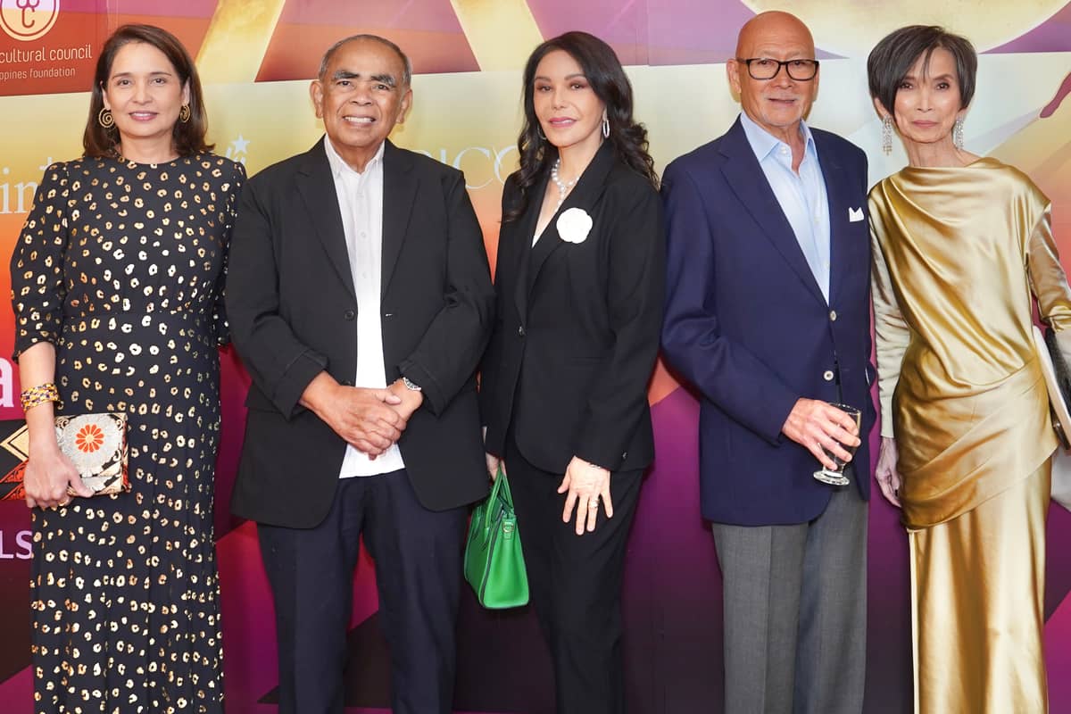 LISA Ongpin Periquet, Dr. Joven Cuanang, Ching Cruz, Ernest Escaler and Josie Natori.