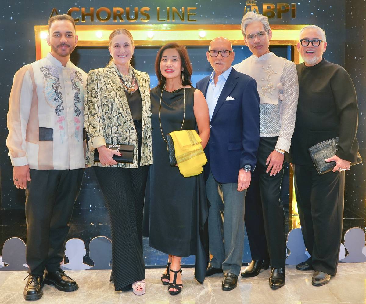 CHRISTOPHER Mohnani, Sofia Zobel Elizalde, Malou Gamboa, Ernest de Leon Escaler, Clint Ramos and Rajo Laurel.