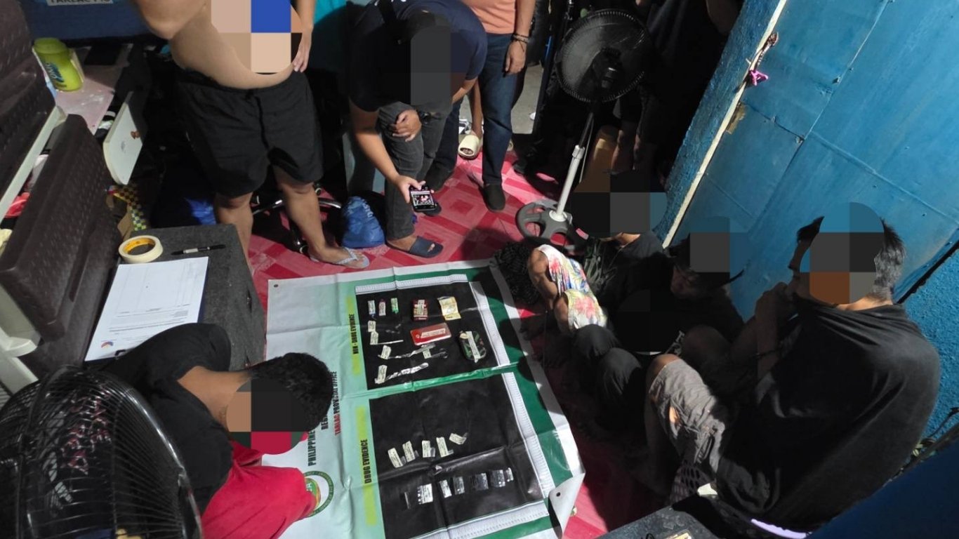 OPERATIVES from the Philippine Drug Enforcement Agency Tarlac and Pampanga offices, in coordination with the Angeles City Police Office, dismantled a suspected drug den in Barangay Malabanias, Angeles City during a buy-bust operation on Saturday. Three suspects, including the alleged operator, were arrested, while a 17-year-old male minor was rescued during the operation.