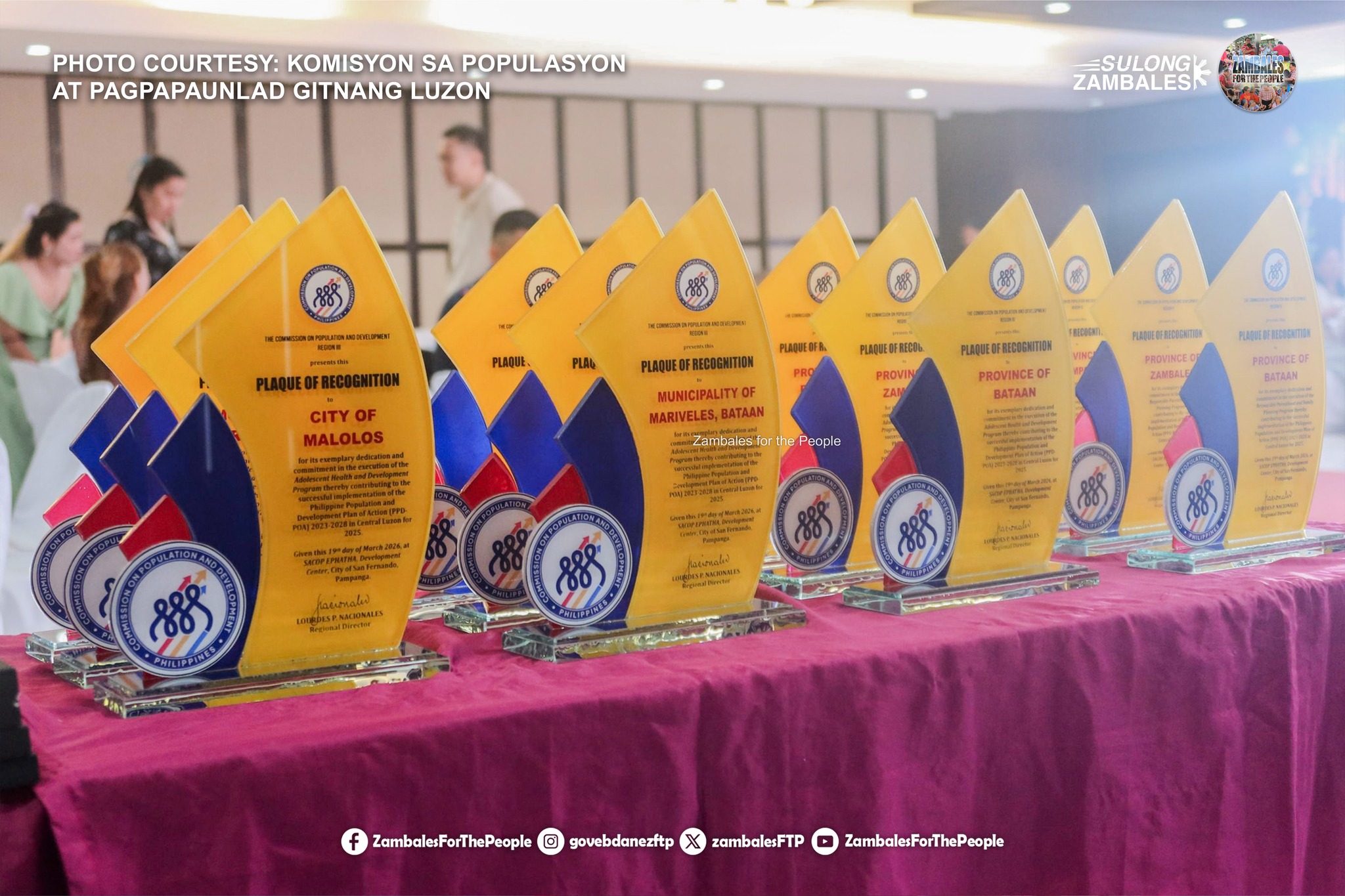 Zambales emerges as overall winner in Central Luzon at 6th TOPS Award 2026