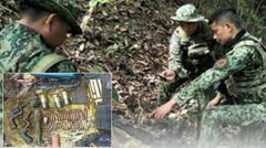 Rebel tip leads to firearms, explosive cache discovery