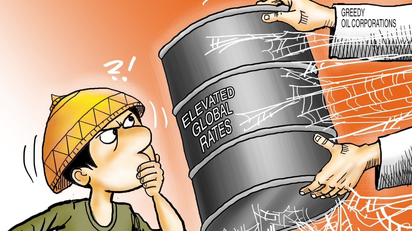 Slick with oil profit