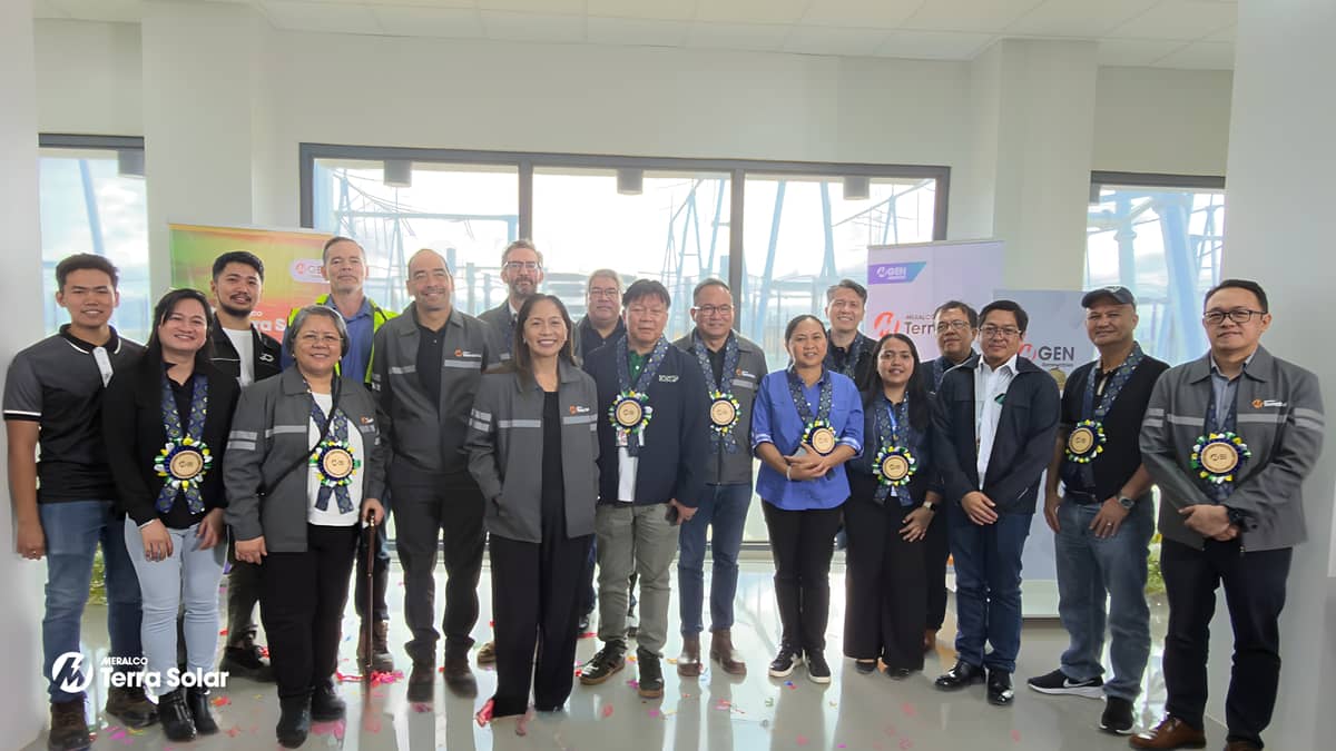 MGEN, Actis, DOE, and NGCP officials mark the initial synchronization and energization of MTerra Solar – achieved in less than 15 months since its groundbreaking.