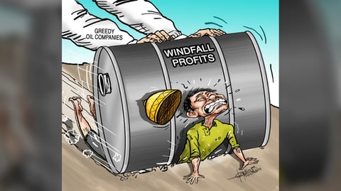 Brutal greed