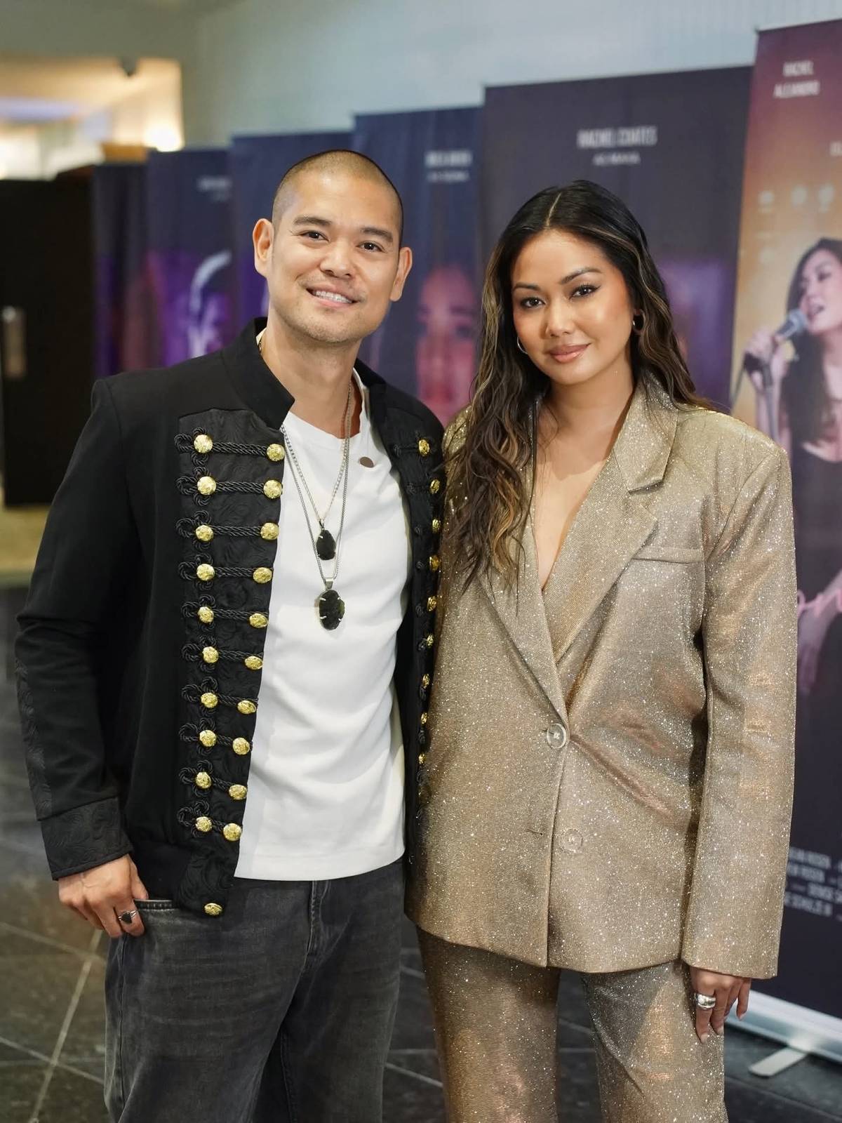 JAY-R and wife singer-actress Mica Javier.