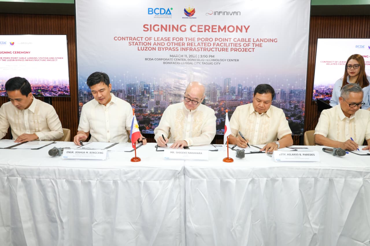BCDA, telecoms company to develop Poro Point Cable Landing Station