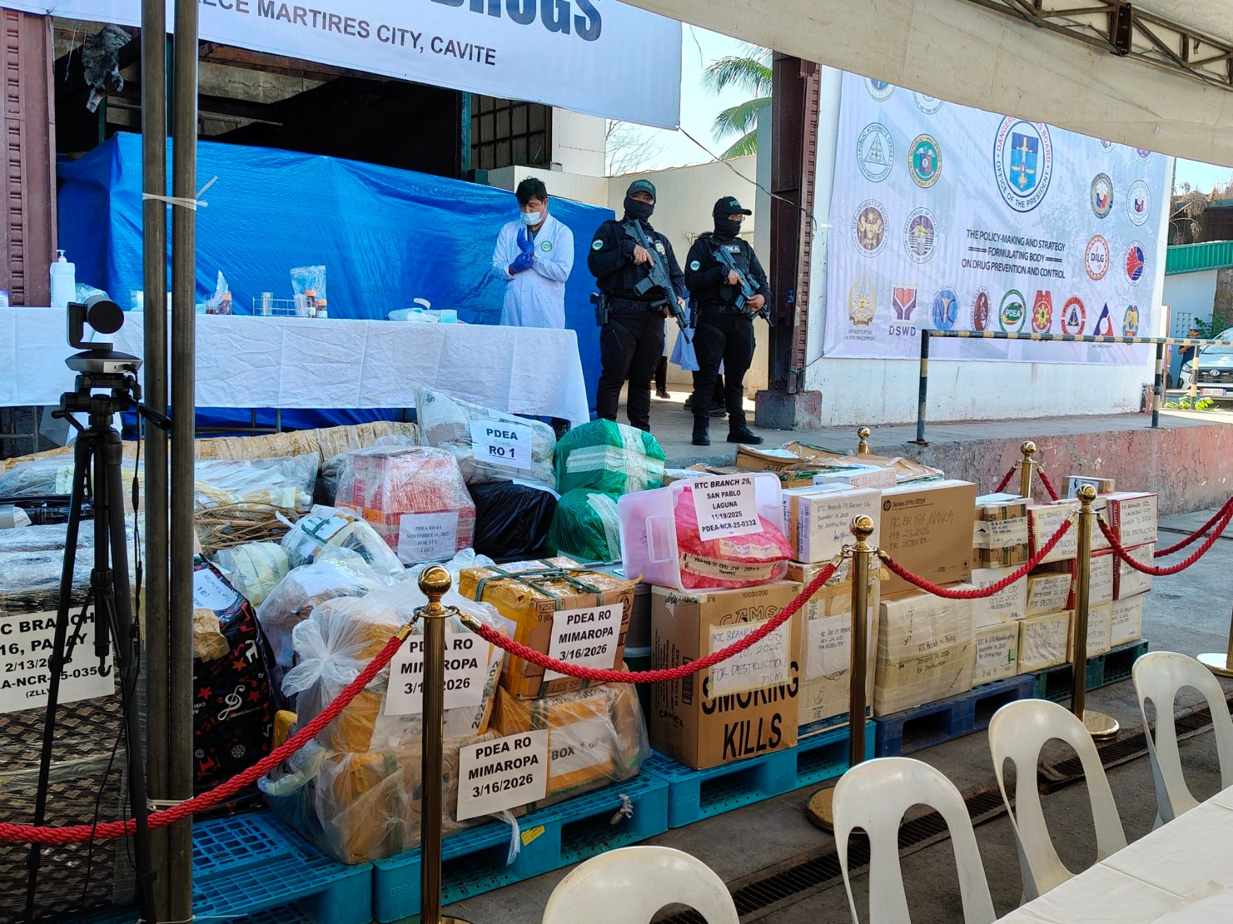 PDEA destroys P4.56B worth of illegal drugs in Cavite, vows transparency
