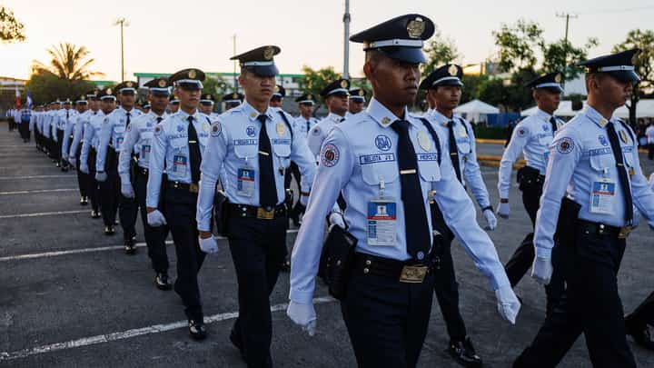 Security guards and personnel under the Central 5 Division of SM Supermalls take part in an annual joint tactical inspection at SM City Sucat in Parañaque City on Tuesday, 24 March 2026, to assess security readiness and operational standards.
The inspection, conducted across several SM malls in coordination with mall operations and accredited security agencies, evaluated compliance with uniforms, equipment, and protocols in line with company policies and Philippine National Police – Civil Security Group requirements.