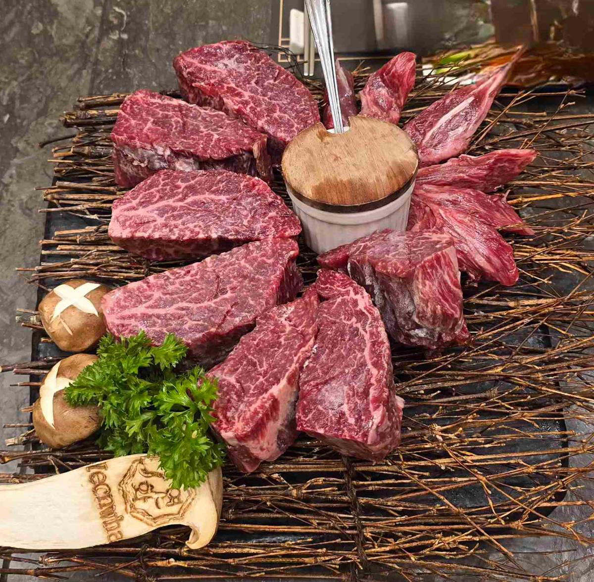 HAN woo — Korean tenderloin beef.