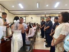 Air Force unit hosts mass wedding, vow renewal in Palawan