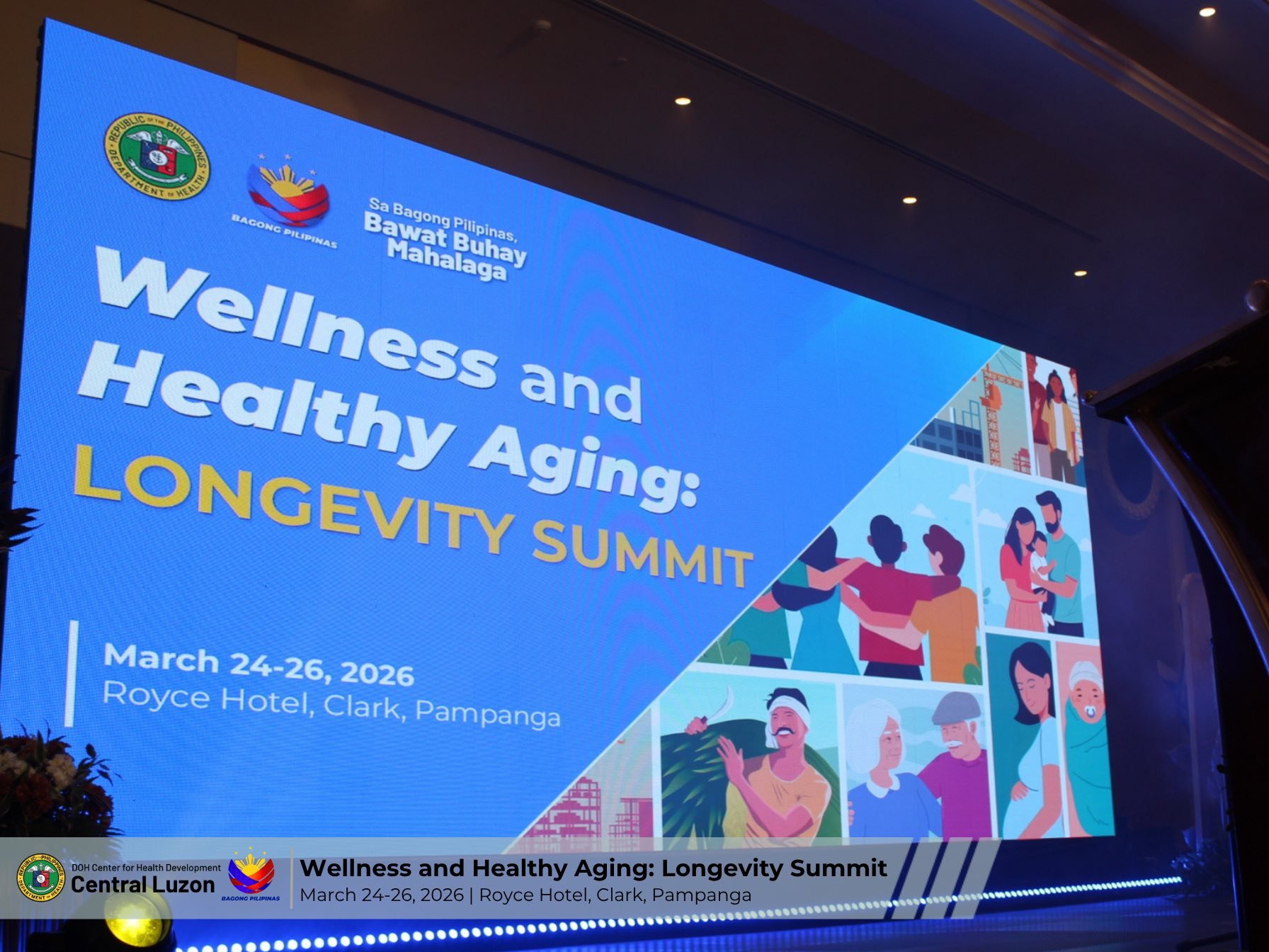 DOH pushes healthy aging, longer lives at Clark summit
