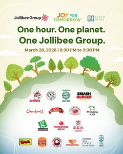 Jollibee Group to switch off lights in 5,354 sites for Earth Hour