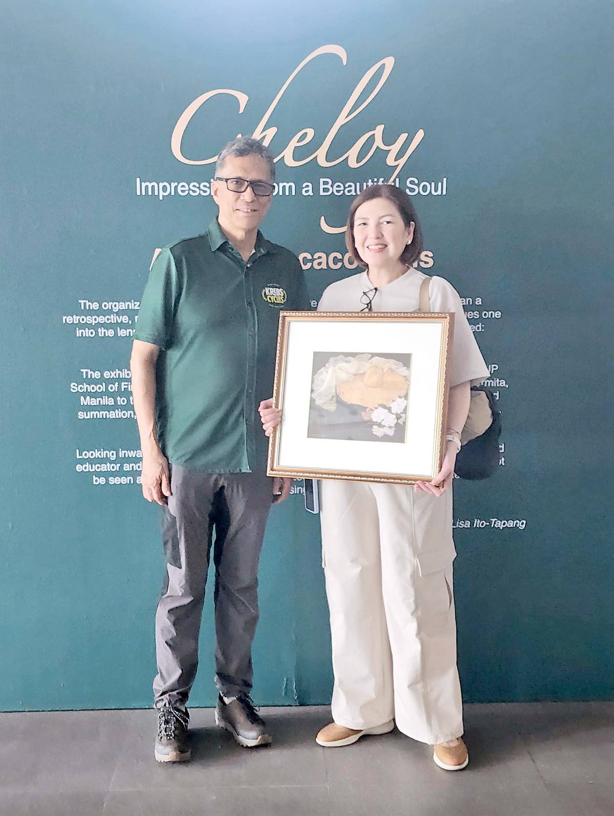 EVER the teacher and mentor, Cheloy Dans has inspired young artists with her personal involvement in art education. When she was 10 years old, Ginggay Hontiveros-Malvar won an on-the-spot art competition (back in 1978), which was judged by Araceli Dans, Jose Joya, and Manny Duldulao. Since then, Ginggay became an admirer of Cheloy Dans.