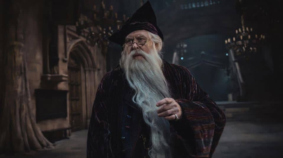 JOHN Lithgow as Albus Dumbledore.