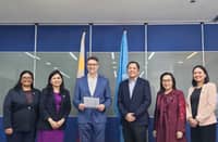2026 Trustees Oath Taking.JPG
Left to right: Apple Evangelista, Melissa Vergel de Dios, Arnaud Peral, Leo Lagon, Sharon Gulmatico and Sarah Bergado