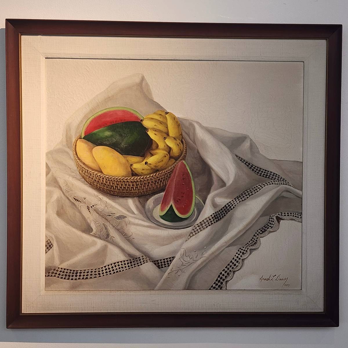 'ANG Dakilang Rambutan II,' acrylic on canvas, 2018, 92 x 76 cm.