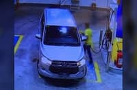 AUTHORITIES are currently searching for the driver of a vehicle who fled after getting a full tank of fuel at a gas station in Balintawak, Quezon City, in the early hours of Sunday.