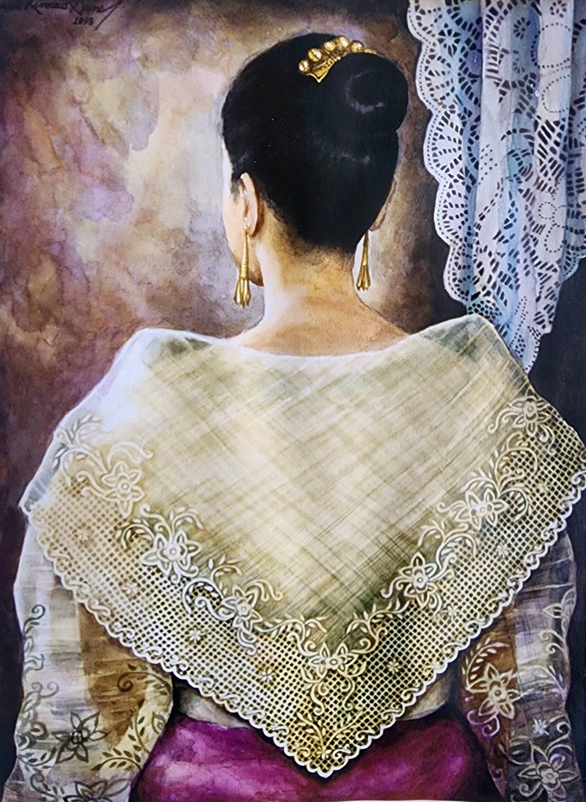 ‘GRANDMOTHER’s Heirloom,’ 1993, 30” x 22”.