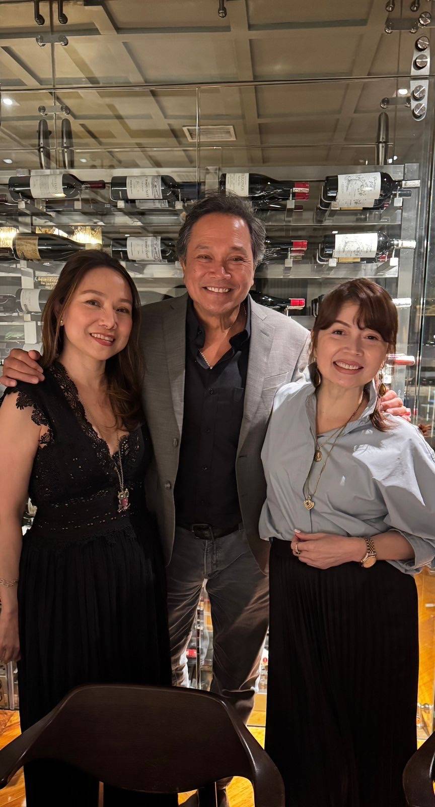 CAROL Foz Asuncion, chef Tonyboy Escalante and Ana Amigo-Antonio.