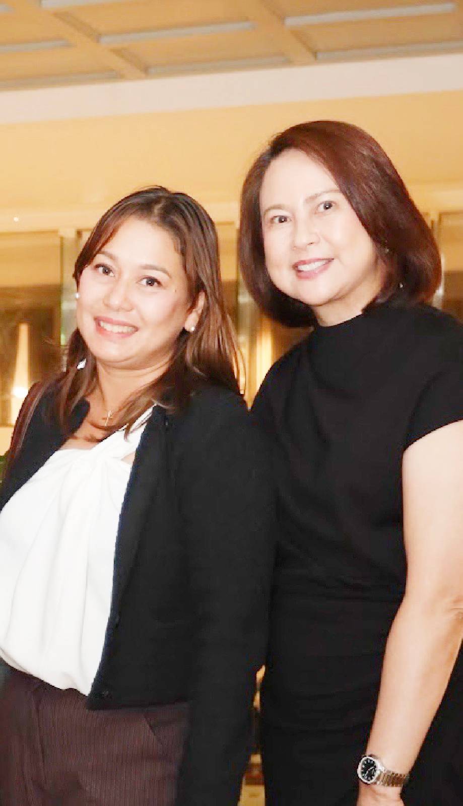 LALAINE Carina and Che-Che Tiongson.