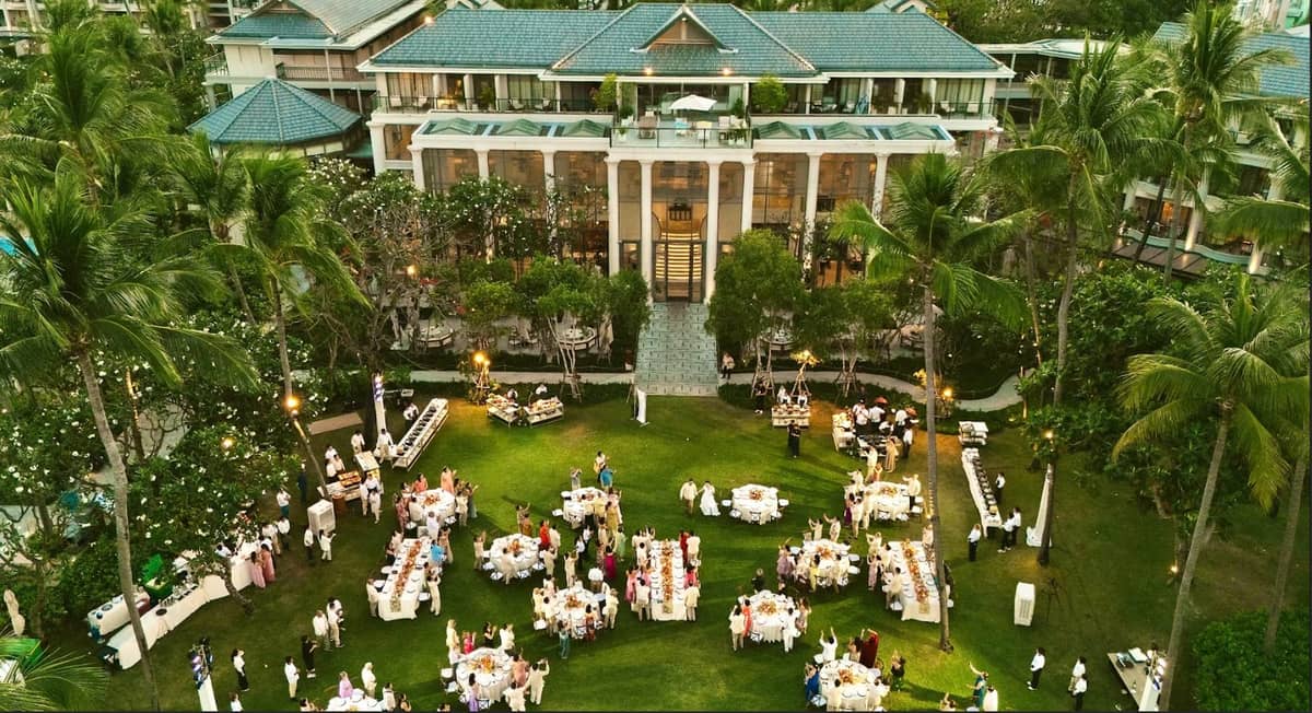 GRAND reception.